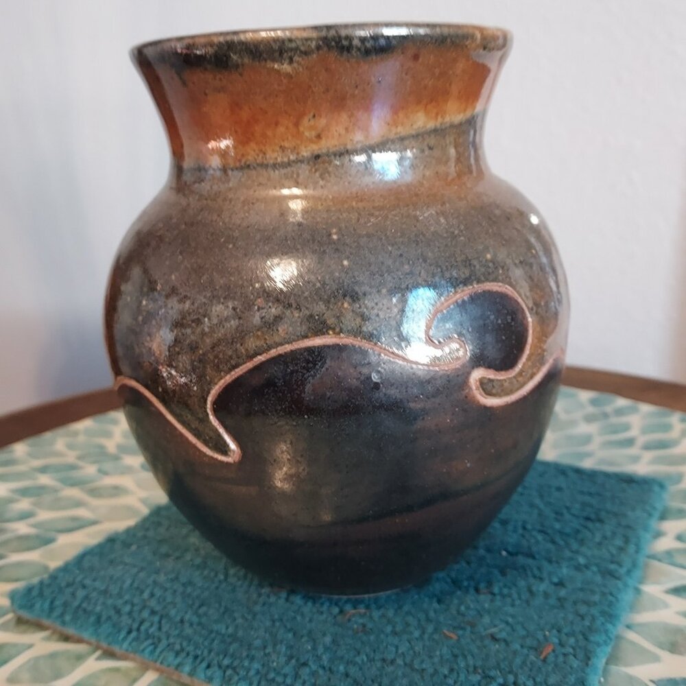 Handmade ceramic vase - Picture 2 of 5